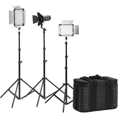 Godox LED500LR / S30 LED 3-Light Kit wit