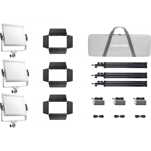 Godox Litemons LP1200R RGB LED Light Panel (3-Light Kit)