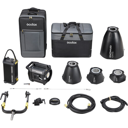 Godox KNOWLED MG1200Bi Bi-Color LED Monolight (15/30/45/60 Reflector Kit)