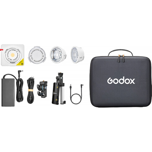 Godox ML100R RGB Portable LED Light Kit (36 Lens & NP-F Handgrip)