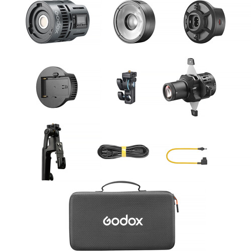 Godox RS60R RGB LED Monolight with Projection Attachment Kit