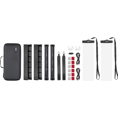 Godox TL30 RGB LED Tube Light (1' 2-Light Kit)