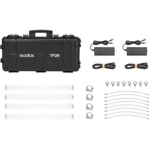 Godox KNOWLED TP2R Pixel RGB LED Tube Light (2' 4-Light Kit)