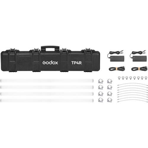 Godox KNOWLED TP4R Pixel RGB LED Tube Light (4' 4-Light Kit)