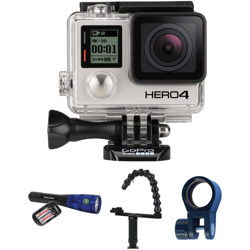 GoPro HERO4 Black with Underwater Lighting Kit B&H Photo Video