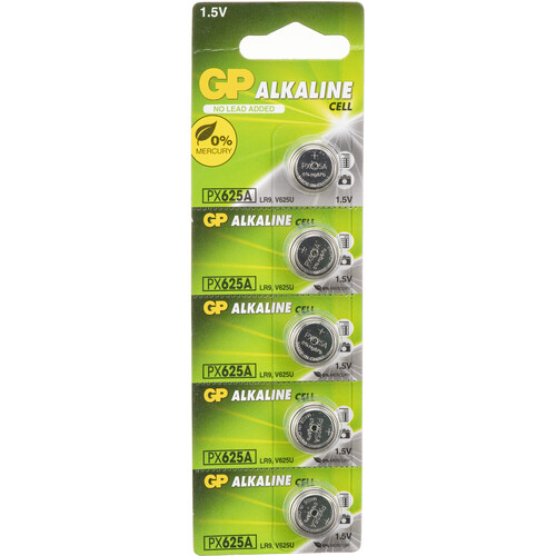 GP PX625A Alkaline Cell Batteries (5-Pack)