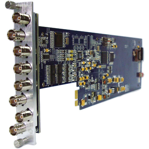 Gra-Vue XIO 9010DEC-4AUD-1U Composite to SDI Converter Audio Embedding for XIO Series Frames (1RU)