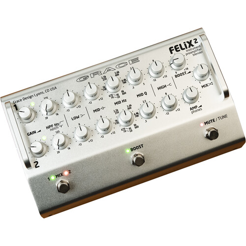 Grace Design FELiX2 Dual-Channel Preamp & EQ with Blend (Silver)