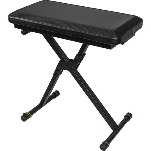 Gravity Stands Height-Adjustable Folding Keyboard Bench