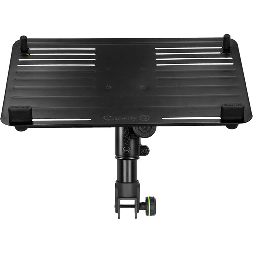 Gravity Stands Flexible Laptop Tray for DJ Desk (Black)