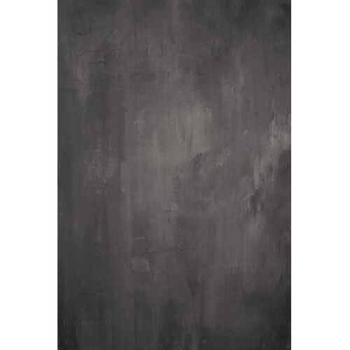 GravityBackDrops Hand Painted Classic Collection Strong Texture Backdrop (Mid Gray 8.9 x 19.7')