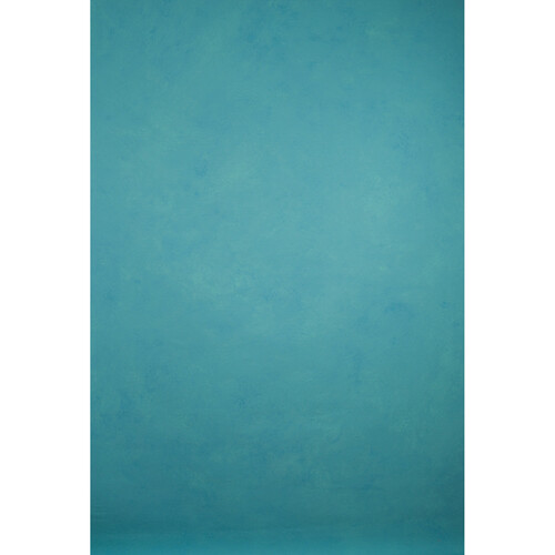 GravityBackDrops Hand Painted Classic Collection Mid Texture Backdrop (Turquoise 8.9 x 19.7')
