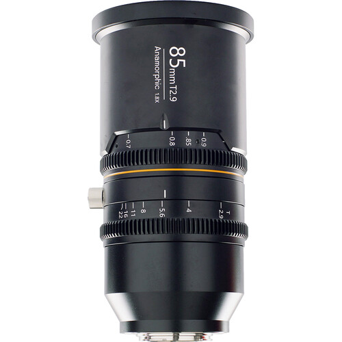 BLAZAR LENS Great Joy 85mm T2.9 1.8x Anamorphic Lens (Micro Four Thirds-Mount Amber Flare)