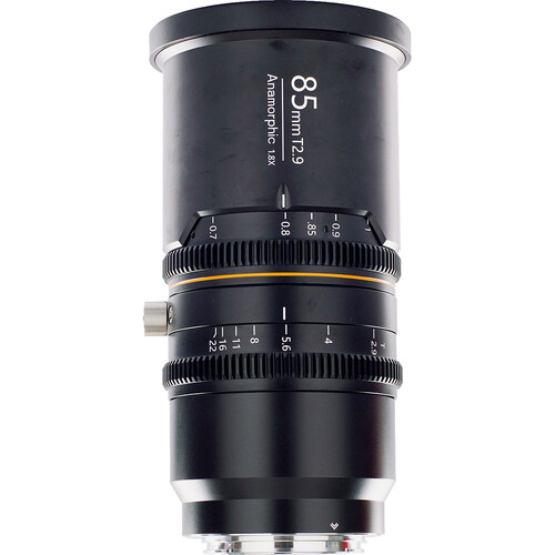 BLAZAR LENS Great Joy 85mm T2.9 1.8x Anamorphic Lens (RF Mount Amber Flare)