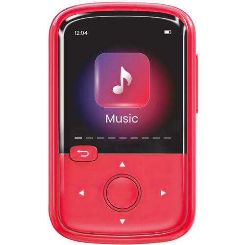 GreenTouch Klip Mini Digital Media Player (128GB No SD Slot Red)