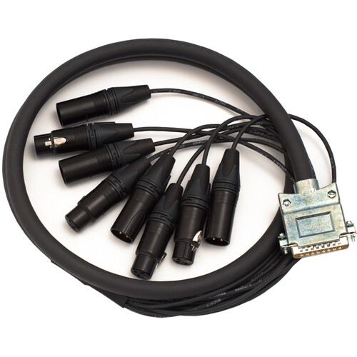 Grimm Audio TPR8AES 8-Channel sub-D to XLR AES-EBU Breakout Cable (4.92')