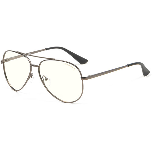 GUNNAR Maverick Computer Glasses (Gunmetal Frame Clear Lens Tint)