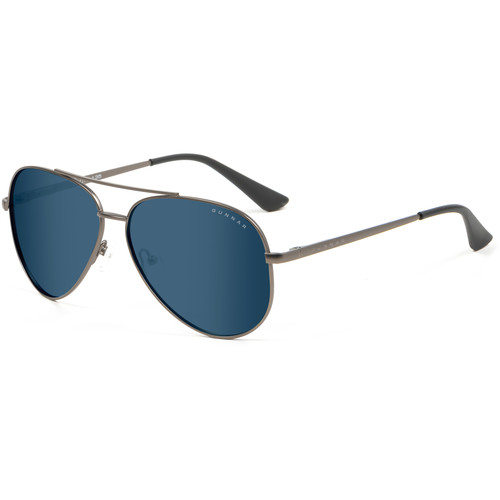 GUNNAR Maverick Computer Glasses (Gunmetal Frame Sun Lens Tint)