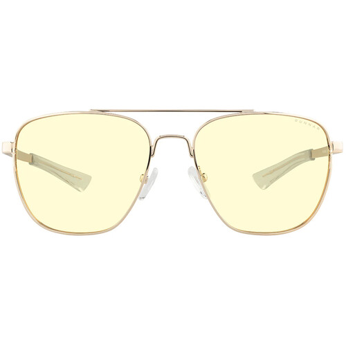 GUNNAR Mustang Glasses (Gold Frame Amber Lens)