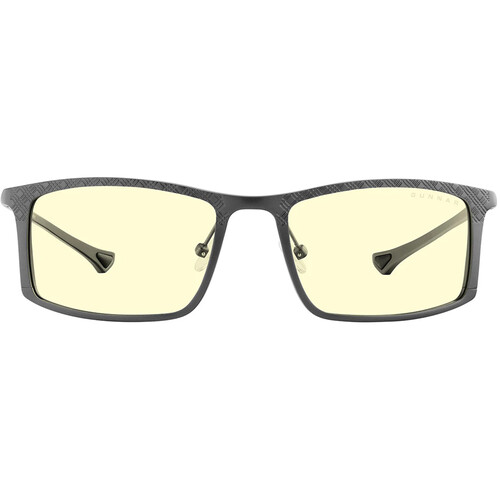 GUNNAR Plaid Glasses (Onyx/Graphite Frame Amber Lens)