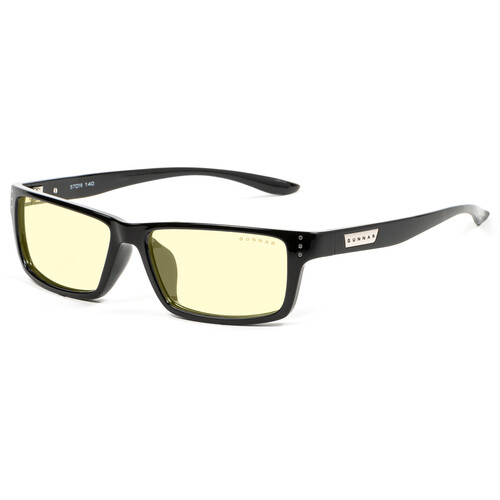 GUNNAR Riot Computer Glasses (Onyx Frame Amber Lens Tint)