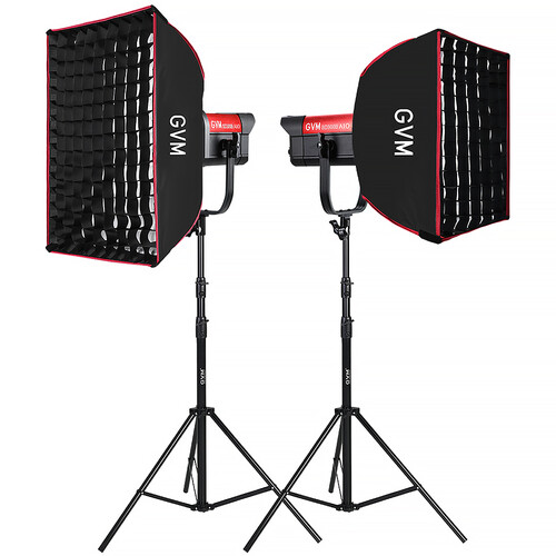 GVM SD300B AIO Bi-Color LED Monolight (2-Light Kit)