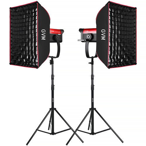 GVM SD500B AIO Bi-Color LED Monolight (2-Light Kit)