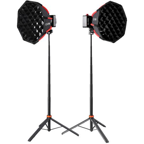 GVM CL100B Portable Bi-Color LED Monolight (2-Light Kit)