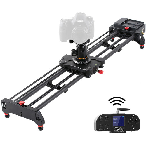 GVM GT-120WD Wireless Bluetooth Carbon Fiber Motorized Camera Slider (47
