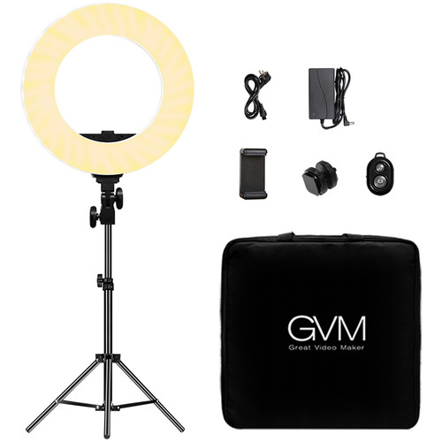 GVM Bi-Color LED Ring Light (14
