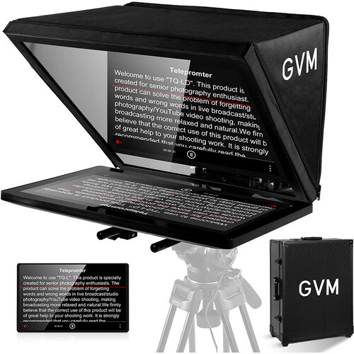 GVM Teleprompter Travel Kit with 18.5