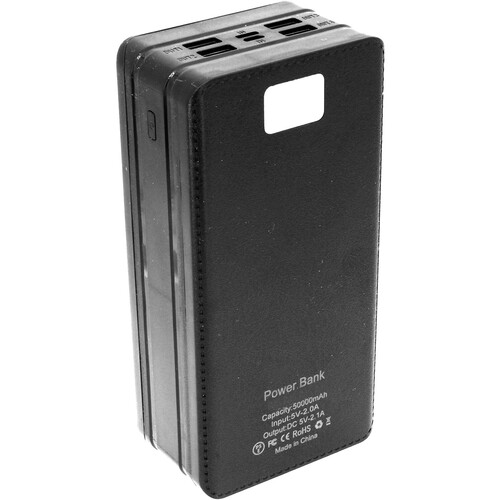 GyroVu 50000mAh Power Bank with Built-In Solar Battery Charger