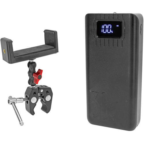 GyroVu High-Capacity 30000mAh Power Bank with Clamp Mount