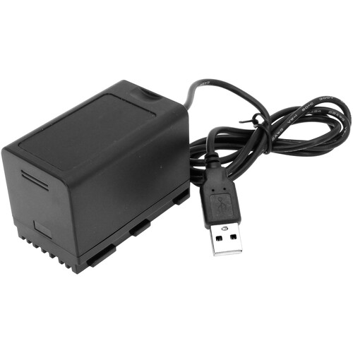 GyroVu USB to Canon BP-A30 Dummy Battery Straight Adapter Cable (40