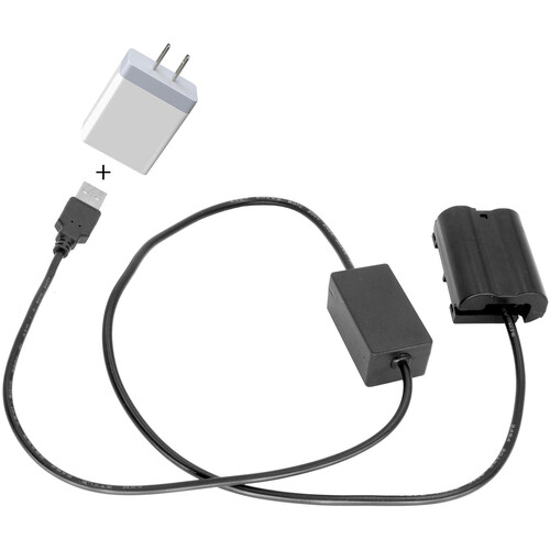 GyroVu USB to Nikon EN-EL15 Dummy Battery Intelligent Cable&nbspwith 3.1A Power Supply (40