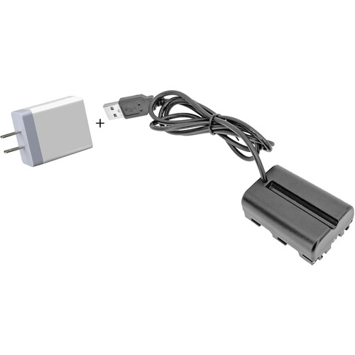 GyroVu USB to Sony NP-FM500H Dummy Battery Intelligent Cable with 3.1A Power Supply (40