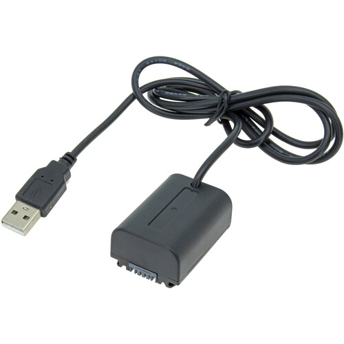 GyroVu USB to Sony NP-FV50 Dummy Battery Cable (40