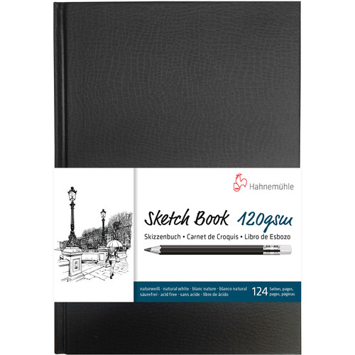 Hahnemuhle Sketch Book (Black Cover A5 64 Sheets)