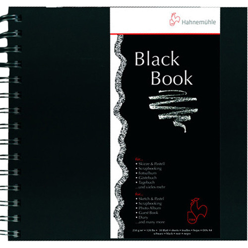 Hahnemuhle Square Black Page Sketch Book (Black Cover 9.25 x 9.25