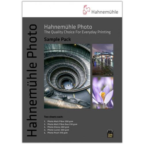 Hahnemuhle Photo Paper Sample Pack (10 Sheets 13 x 19