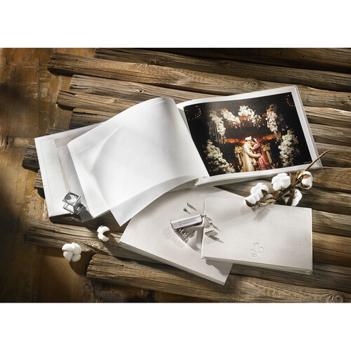 Hahnemuhle Linen Album Cover Set (Sand Gray 13.5 x 12.5