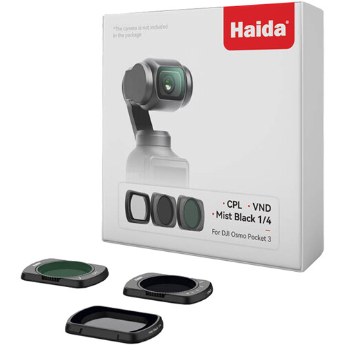 Haida NanoPro Magnetic Filter Kit for DJI Osmo Pocket 3 (3-Pack)