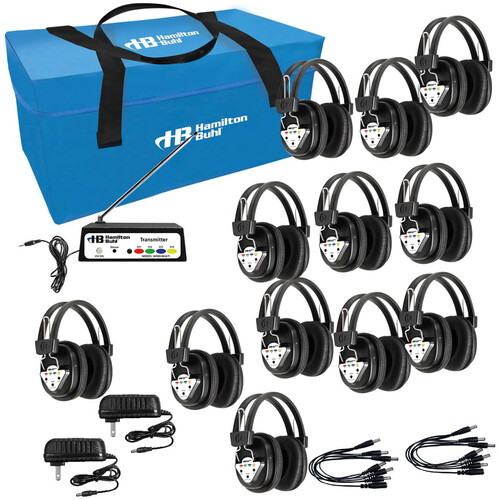 HamiltonBuhl 12-Station Wireless Listening Center