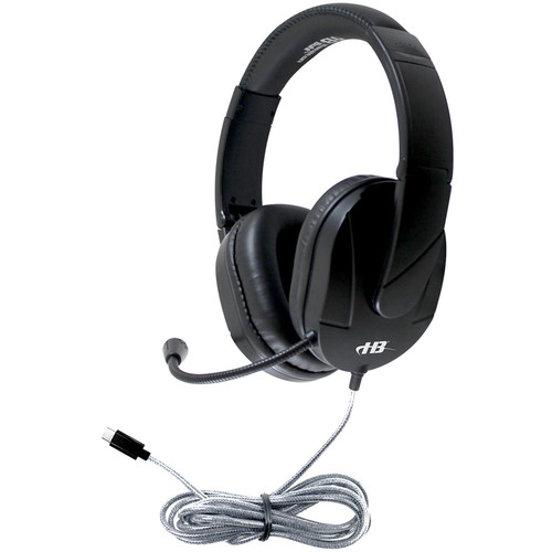HamiltonBuhl MACH-2 Deluxe Multimedia USB Type-C Headset with Gooseneck Microphone