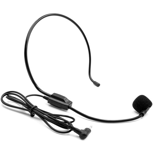 HamiltonBuhl PA-25HM Wired Headworn Microphone for Amp-Up PA-25 PA-25E & PA-25W PA Systems