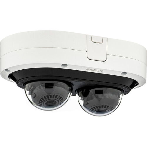 Hanwha Vision PNM-7082RVD 2MP 2-Sensor Outdoor Multidirectional Network Dome Camera with Night Vision
