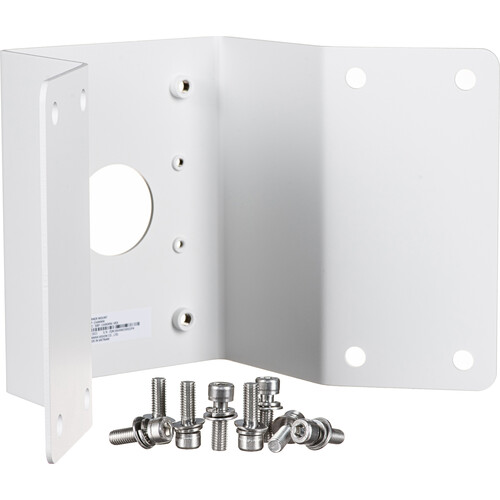 Hanwha Vision SBP-156KMW Corner Mount Adapter for XNP-6400RW XNP-8300RW XNP-9300RW (White)