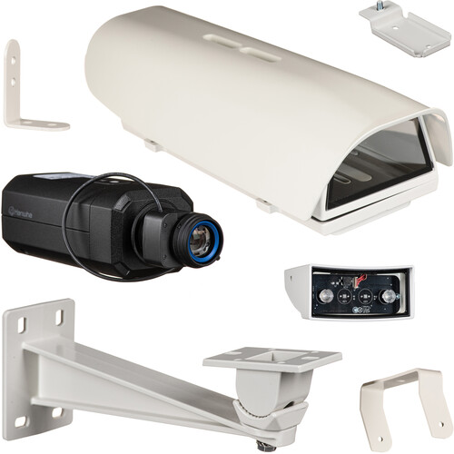 Hanwha Vision 4K AI LPR Box Camera Kit with IR