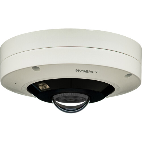 Hanwha Vision XNF-9013RV 12MP Outdoor Fisheye Network Dome Camera with Night Vision