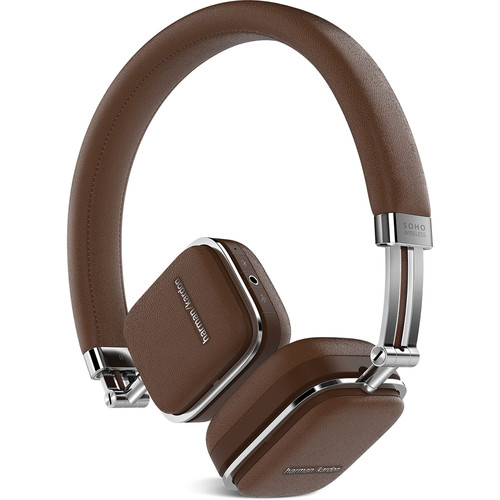 Harman Kardon Soho Bluetooth On-Ear Headphones (Brown)